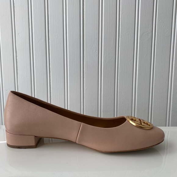 Tory Burch Chelsea Napa Leather Ballet Flat, Size 8 - Picture 3 of 7